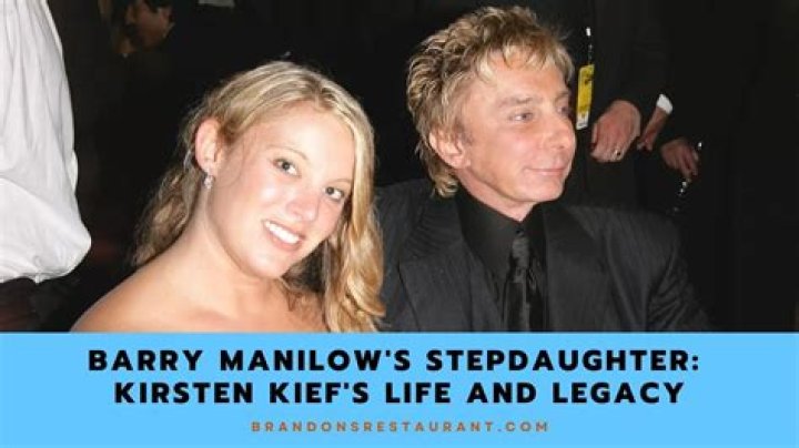Barry Manilow's Stepfamily Life: Kirsten Kief & More - Inside Look!